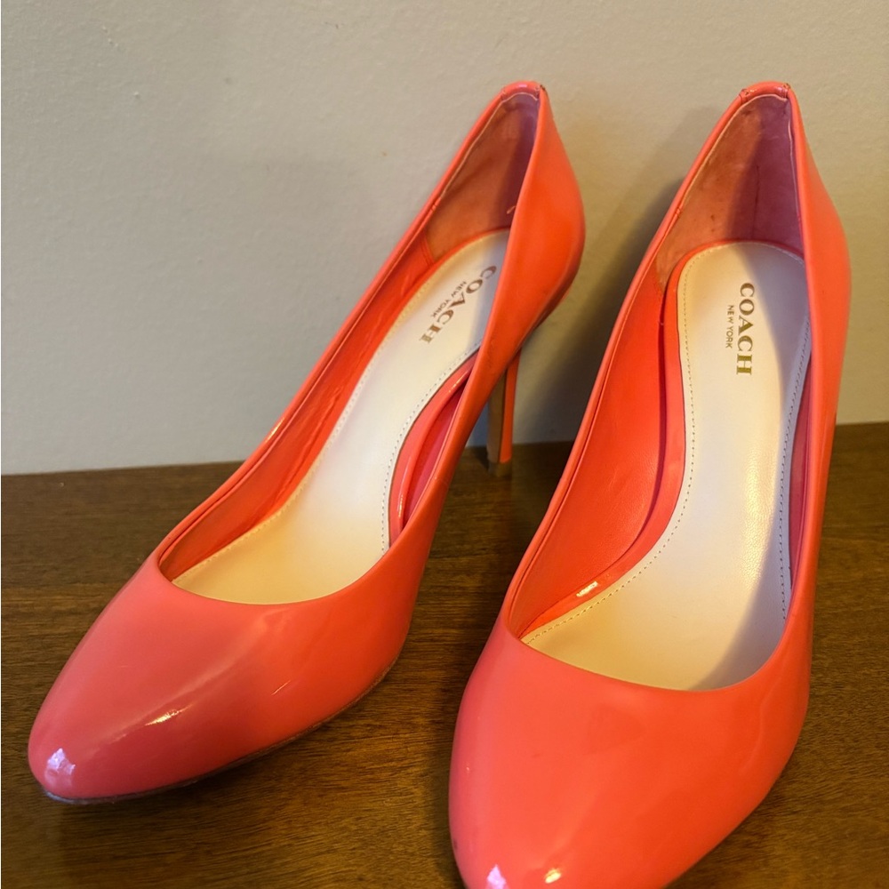 Coach Women's Coral Pumps